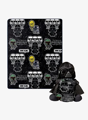 Star Wars Classic Space Vader Hugger Pillow and Throw Set