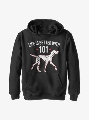 Disney 101 Dalmatians Better With Youth Hoodie