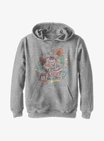 Disney Alice Wonderland Cheshire Banner Tattoo Youth Hoodie