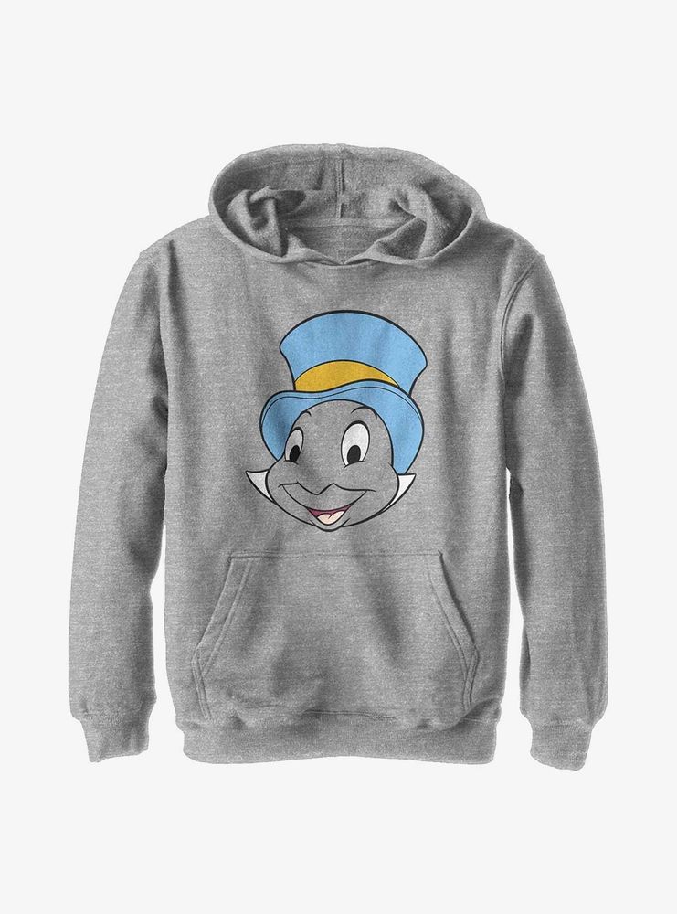 Disney Pinocchio Jiminy Face Youth Hoodie