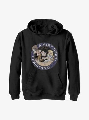 Disney Alice Wonderland Very Merry Unbirthday Youth Hoodie