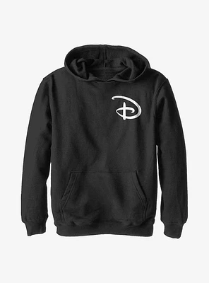 Disney D Faux Pocket Youth Hoodie