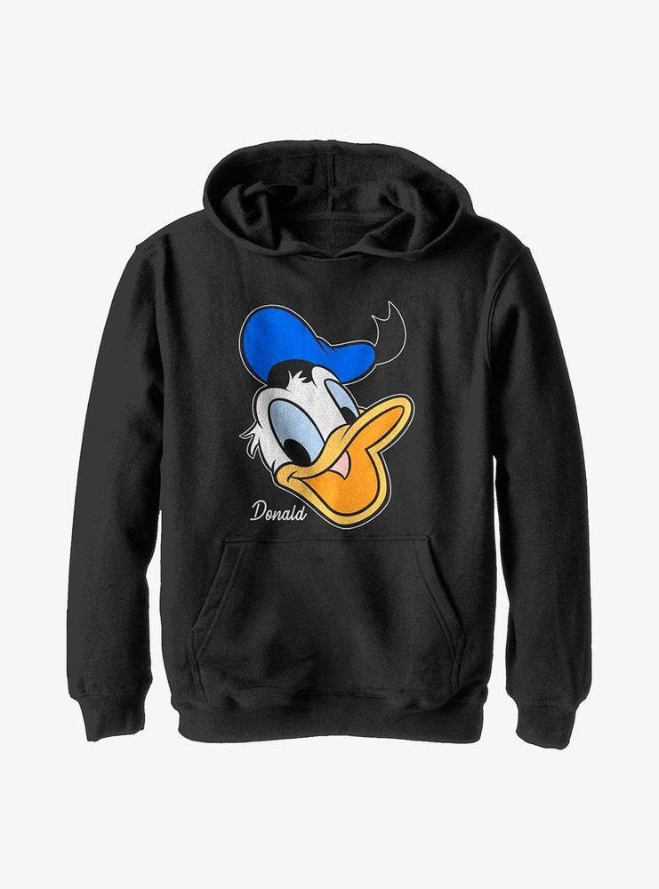 Disney Donald Duck Big Face Youth Hoodie