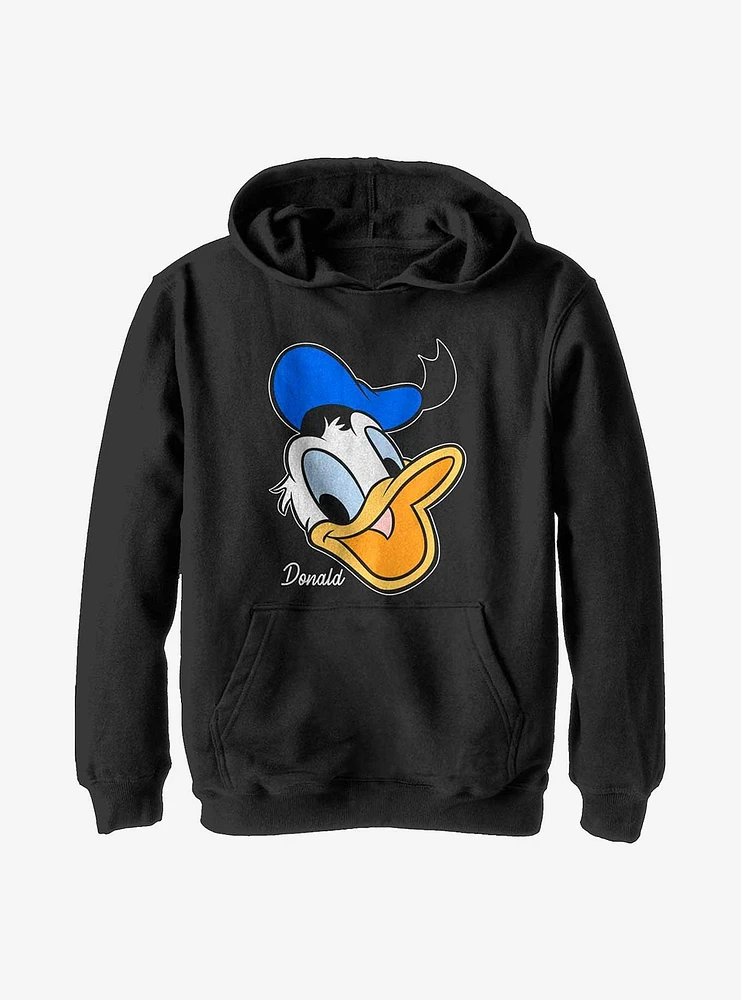 Disney Donald Duck Big Face Youth Hoodie