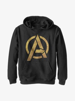 Marvel Avengers Gold Foil Youth Hoodie
