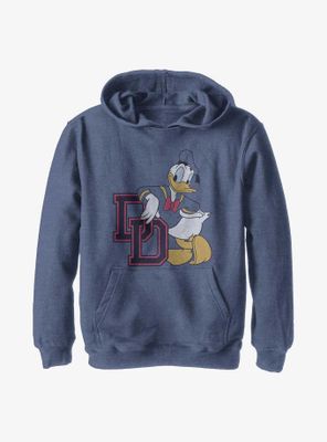 Disney Donald Duck College Dd Youth Hoodie