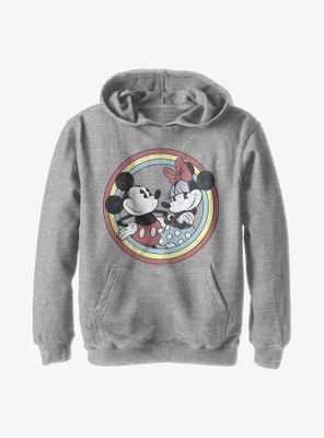 Disney Mickey Mouse Minnie Circle Youth Hoodie