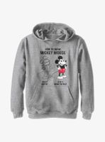 Disney Mickey Mouse Drawing Youth Hoodie