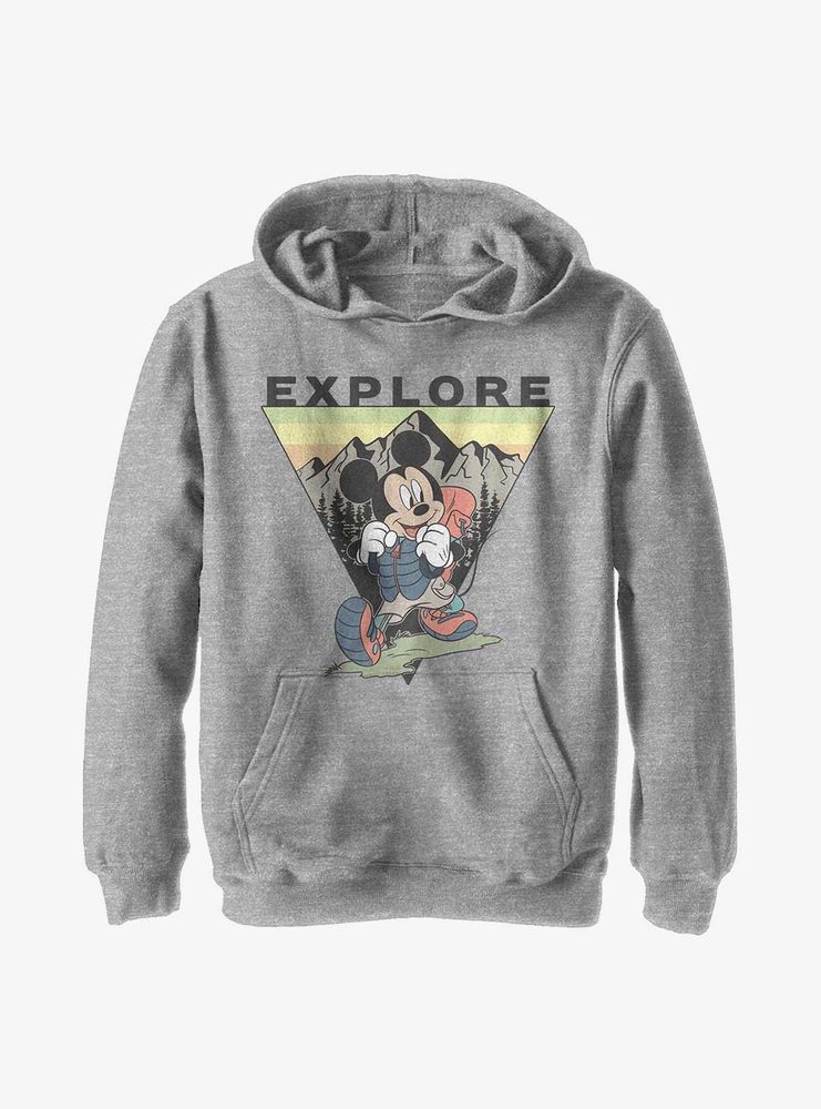 Disney Mickey Mouse Explore Travel Youth Hoodie