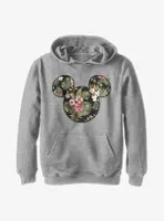 Disney Mickey Mouse Floral Youth Hoodie