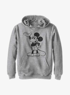 Disney Mickey Mouse Pose Youth Hoodie