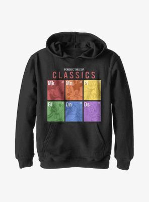 Disney Mickey Mouse Sensational Periodic Table Youth Hoodie