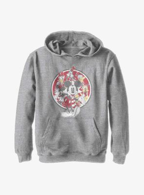 Disney Mickey Mouse Vintage Friends Youth Hoodie