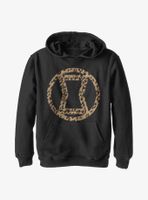 Marvel Black Widow Icon Leopard Fill Youth Hoodie