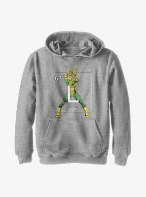 Marvel Loki Periodic Table Youth Hoodie