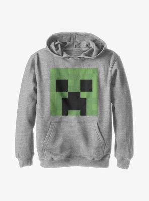 Minecraft Creeper Big Face Youth Hoodie