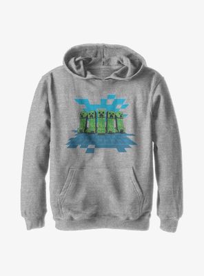 Minecraft Creeper Mob Youth Hoodie