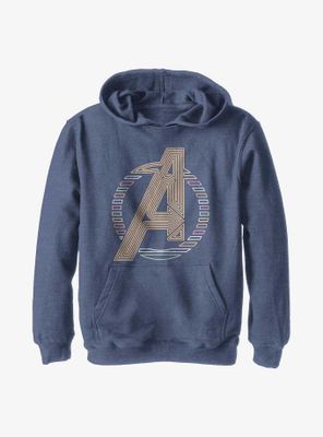 Marvel Avengers Neon Icon Youth Hoodie