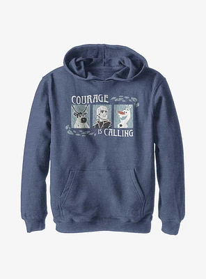 Disney Frozen 2 Courage Woodcut Youth Hoodie