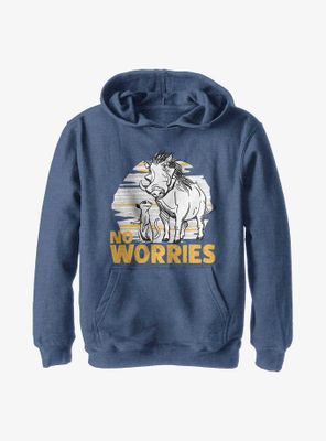 Disney The Lion King 2019 No Worries Club Youth Hoodie