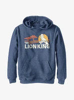 Disney The Lion King 2019 Savannah Scene Back Youth Hoodie