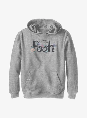 Disney Winnie The Pooh Name Art Youth Hoodie