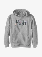 Disney Winnie The Pooh Name Art Youth Hoodie