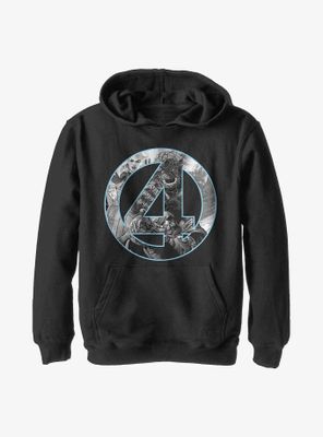 Marvel Fantastic Four Badge Youth Hoodie