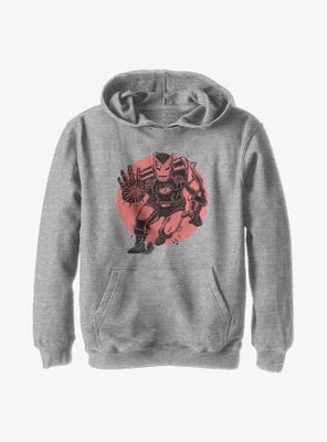 Marvel Iron Man Red Sun Youth Hoodie