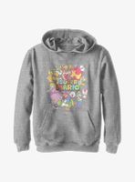 Nintendo Super Mario Color Collage Youth Hoodie