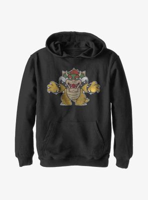 Nintendo Super Mario Just Bowser Youth Hoodie
