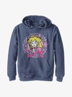 Nintendo Super Mario Peach Xmas Youth Hoodie