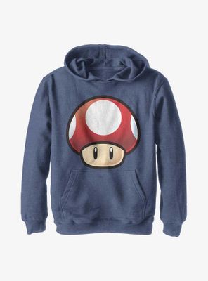Nintendo Super Mario Red Mushroom Youth Hoodie