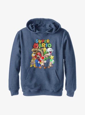 Nintendo Super Mario Groupage Youth Hoodie
