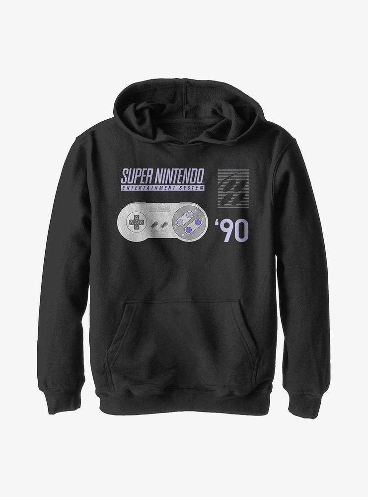 Nintendo Snes Jumble Youth Hoodie