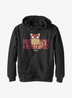 Marvel Spider-Man Cat Text Youth Hoodie