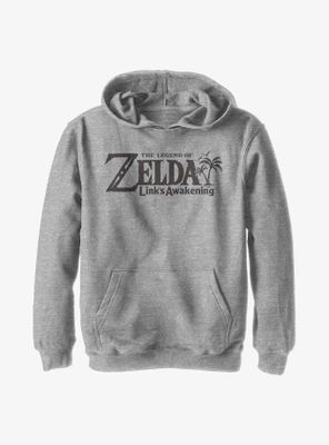 Nintendo The Legend Of Zelda Eng Logo Youth Hoodie