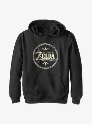 Nintendo The Legend Of Zelda Wild Logo Youth Hoodie