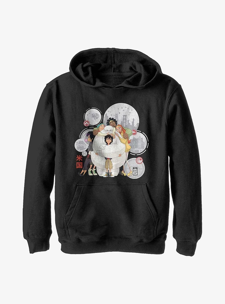 Disney Big Hero 6 Baymax Hugs Youth Hoodie