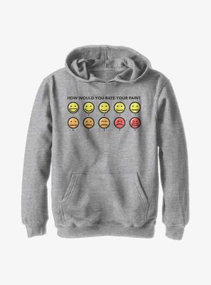 Disney Big Hero 6 Pain Rating Youth Hoodie