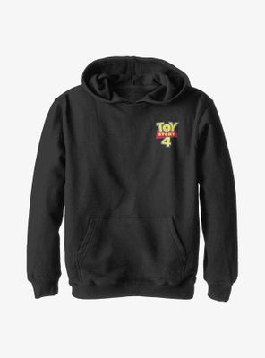 Disney Pixar Toy Story 4 Chest Color Logo Youth Hoodie