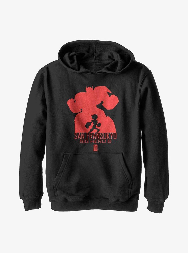 Disney Big Hero 6 Silhouette Baymax Youth Hoodie