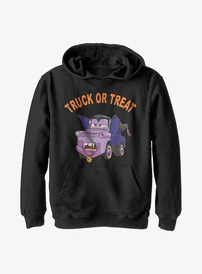 Disney Pixar Cars Truck Or Treat Color Youth Hoodie