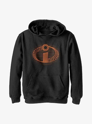 Disney Pixar The Incredibles Glowing Logo Youth Hoodie