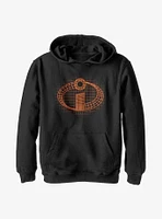 Disney Pixar The Incredibles Glowing Logo Youth Hoodie