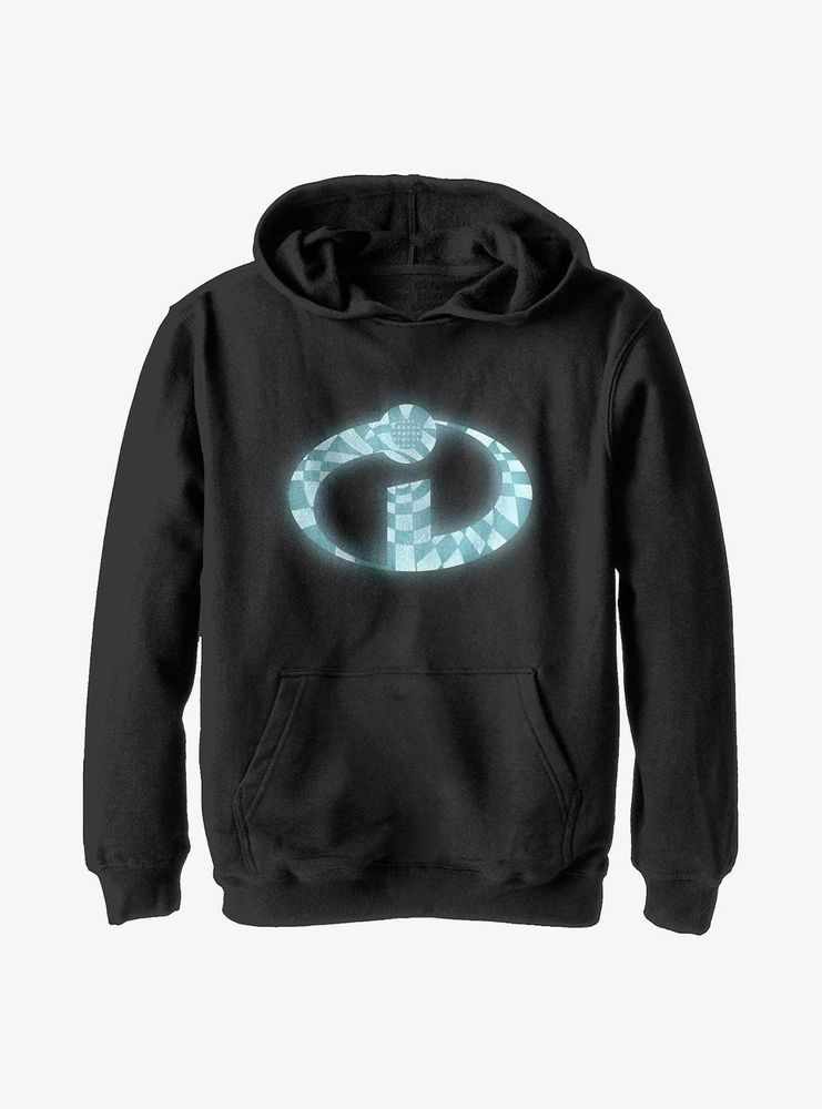 Disney Pixar The Incredibles Screensaver Logo Youth Hoodie