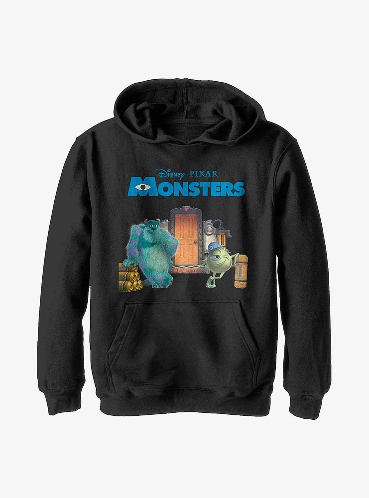 Disney Pixar Monsters, Inc. Door Scene Youth Hoodie