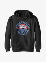 Star Wars The Mandalorian Baby Retro Youth Hoodie