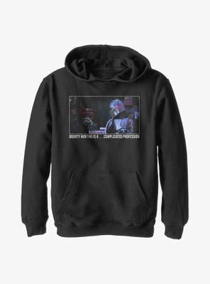 Star Wars The Mandalorian Complications Youth Hoodie