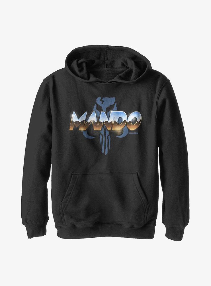 Star Wars The Mandalorian Chrome Youth Hoodie